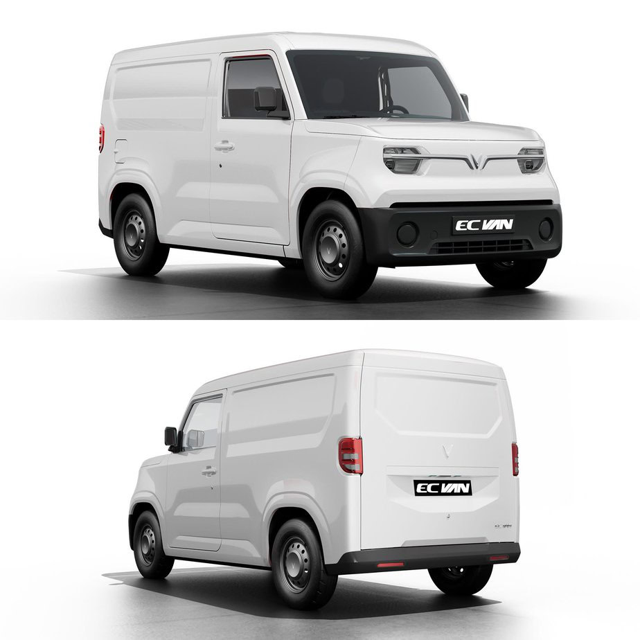 Đánh giá xe VinFast EC VAN tổng thể kích thước ô tô điện